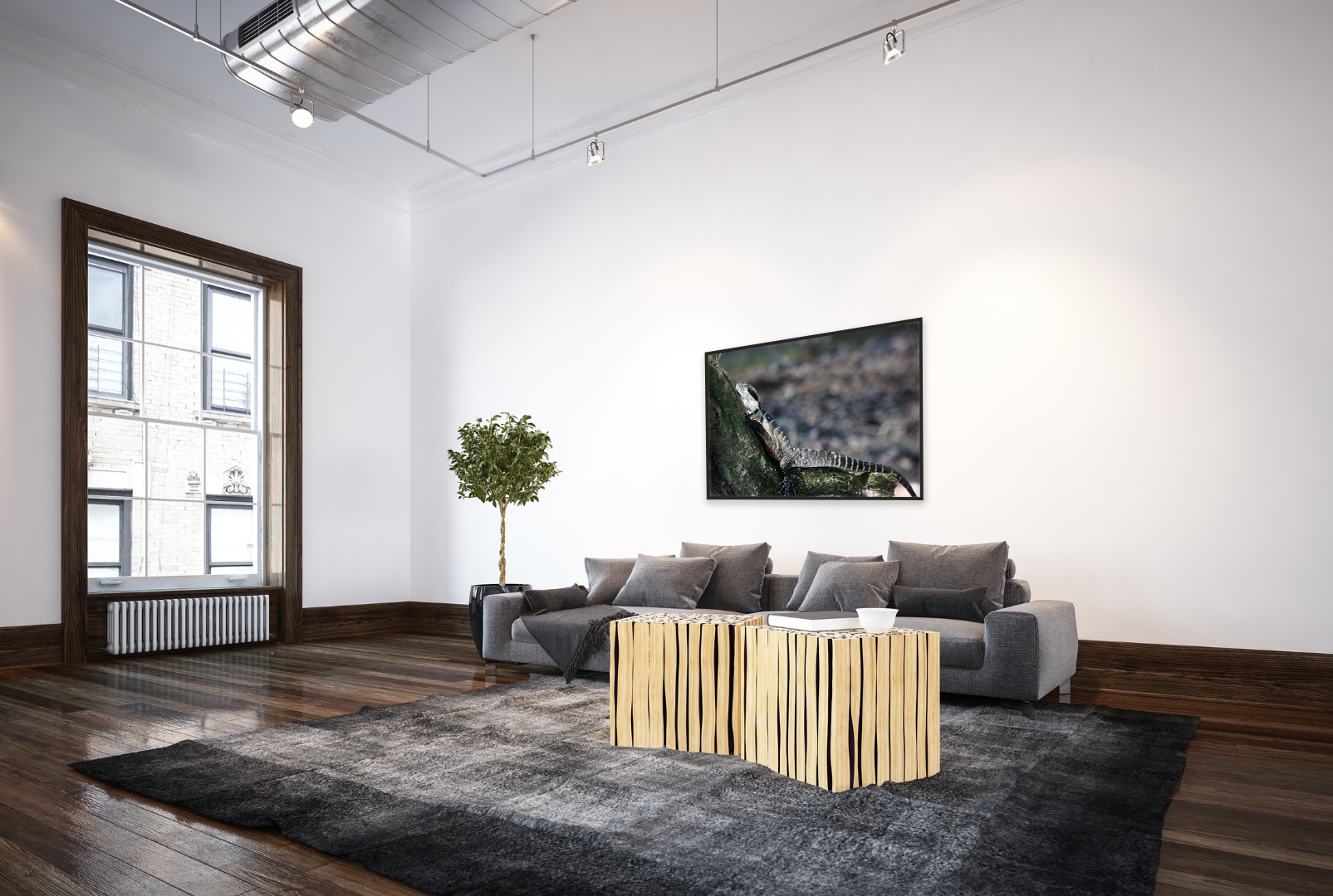 Eastern Water Dragon original abstract contextualised office art modern decor photo print by Blair Montague Drake